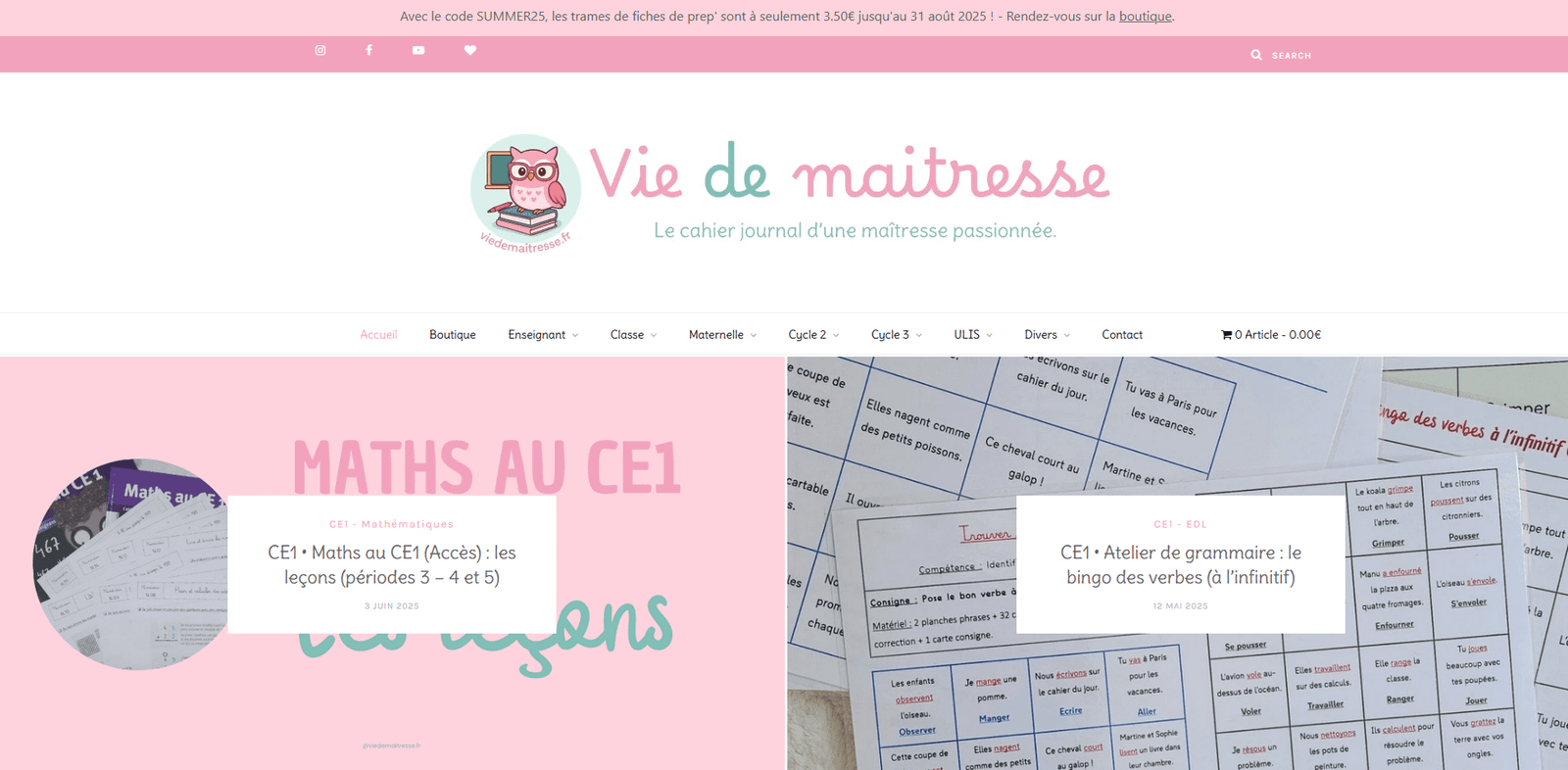 Bienvenue sur : Vie de maitresse 3.0 – • VIE DE MAITRESSE